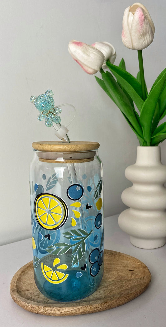 Verre Dégradé - Citrons Myrtilles