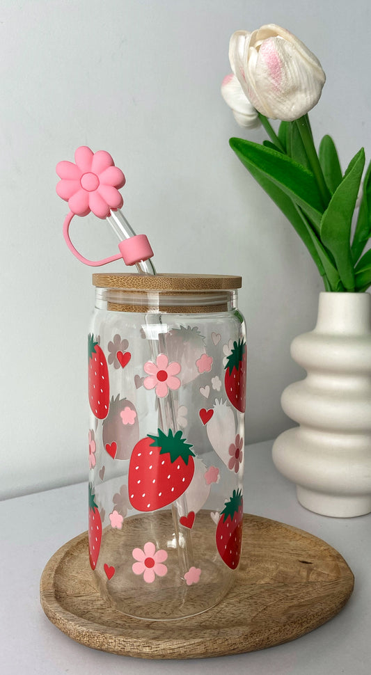Verre Simple - Fraises Rouges