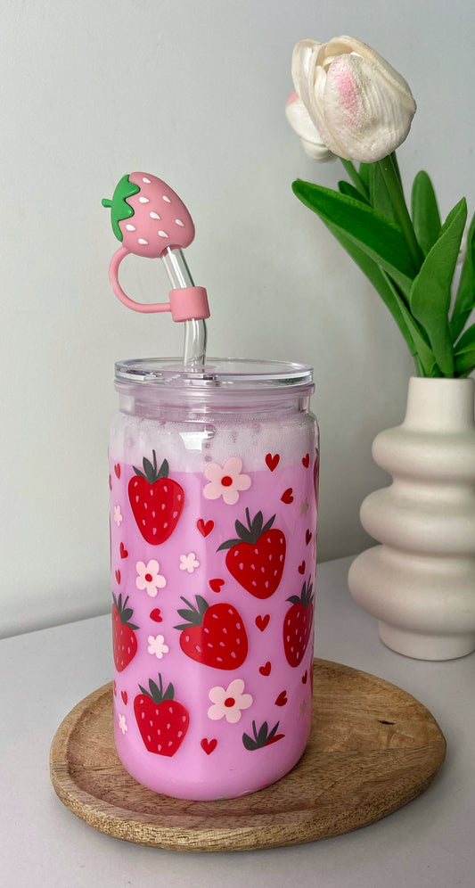 Verre Double Paroi - Milkshake Fraises
